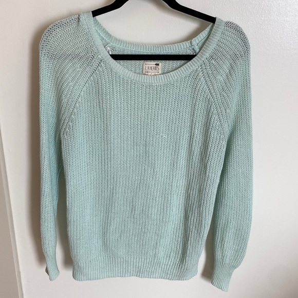Mint LA Hearts Sweater - M - Picture 1 of 5